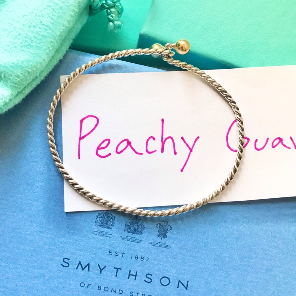 Tiffany & Co. Sterling Silver & 18k Rope Bracelet